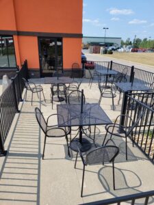 Peniku Hibachi & Sushi Outdoor Seating Area in Harrisonville